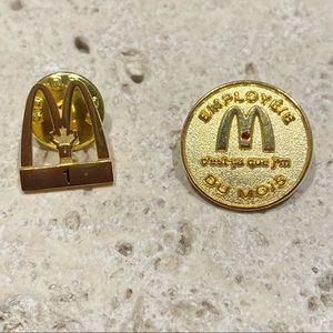 McDonald’s Pin Brooch Set Of 2